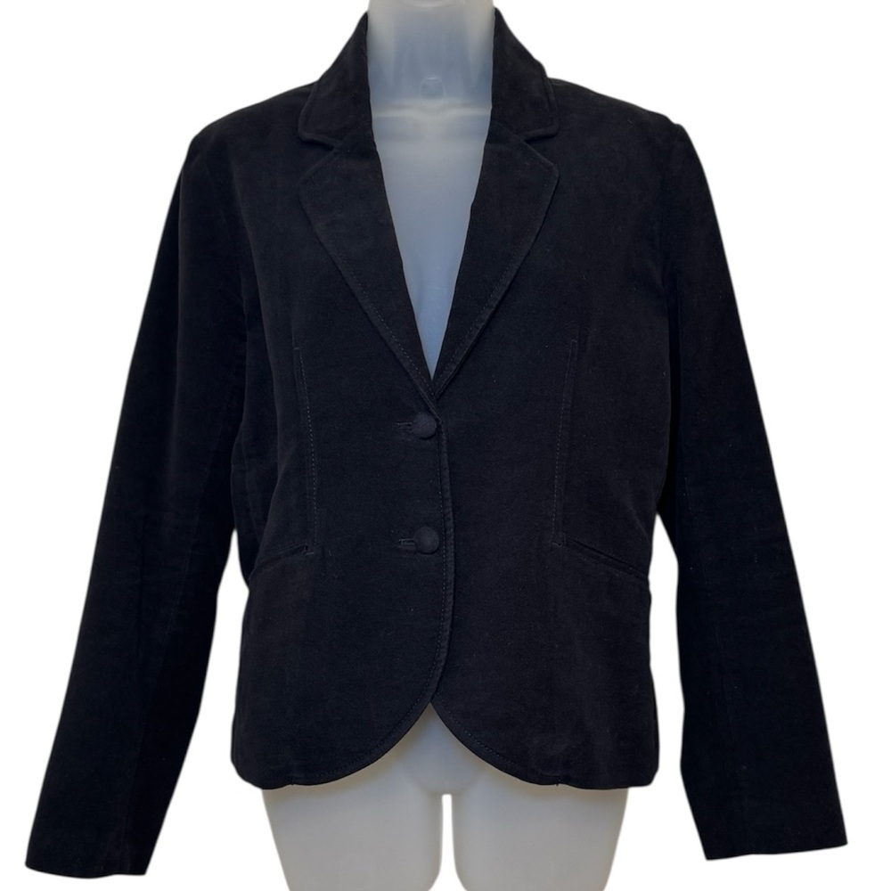 Vintage Ralph Lauren Polo Jeans Brushed Cotton Blazer Black Size M